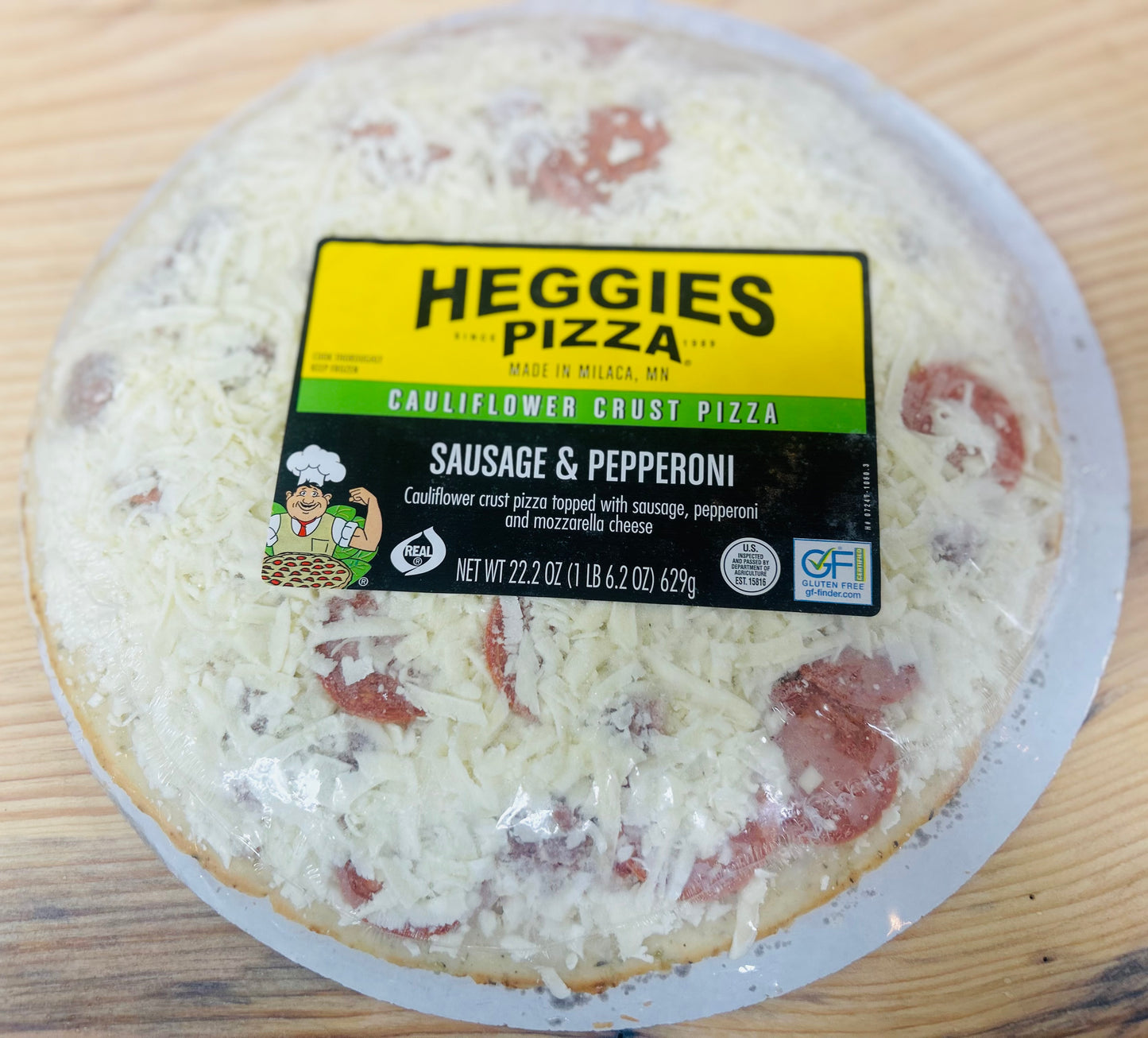 Heggies Gluten Free Pizza