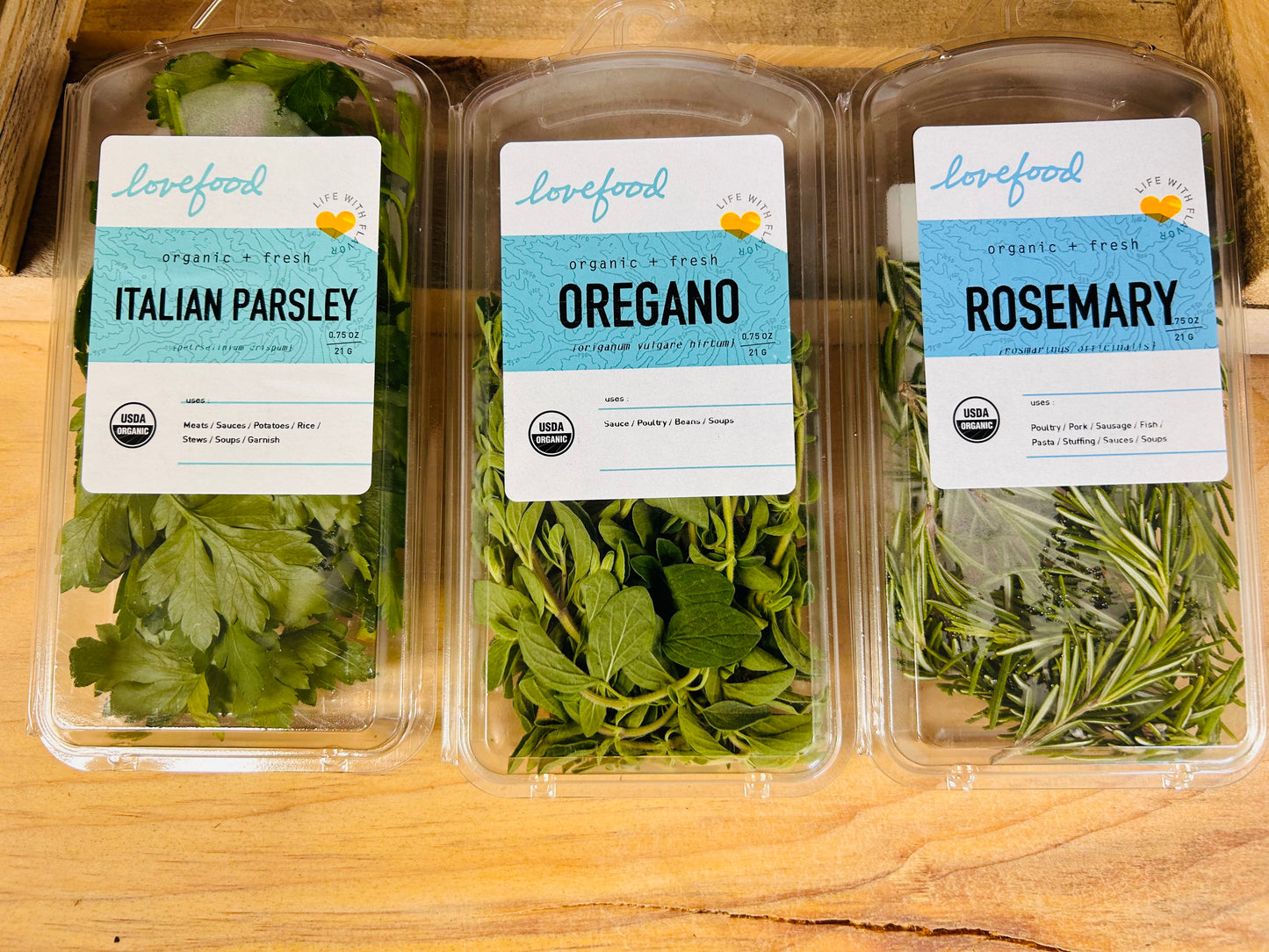 Organic Fresh Herbs